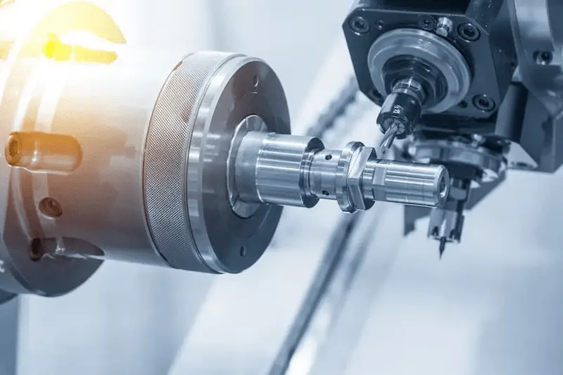 4 axis turning process