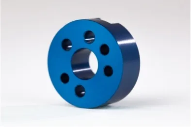 Anodizing blue