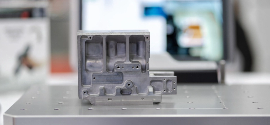 Close up of metal part