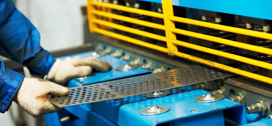 Metal stamping sheet producing hundreds of parts