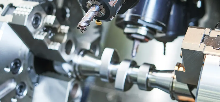 Camshaft cutting using CNC milling cutters