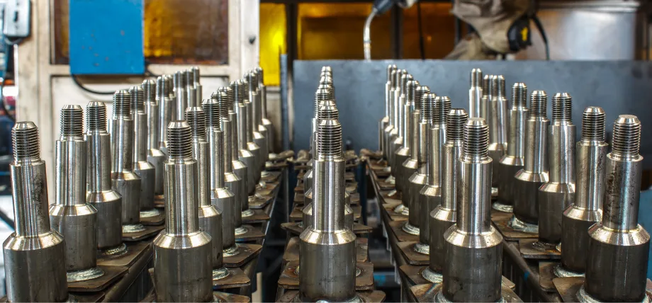 CNC turned steel parts