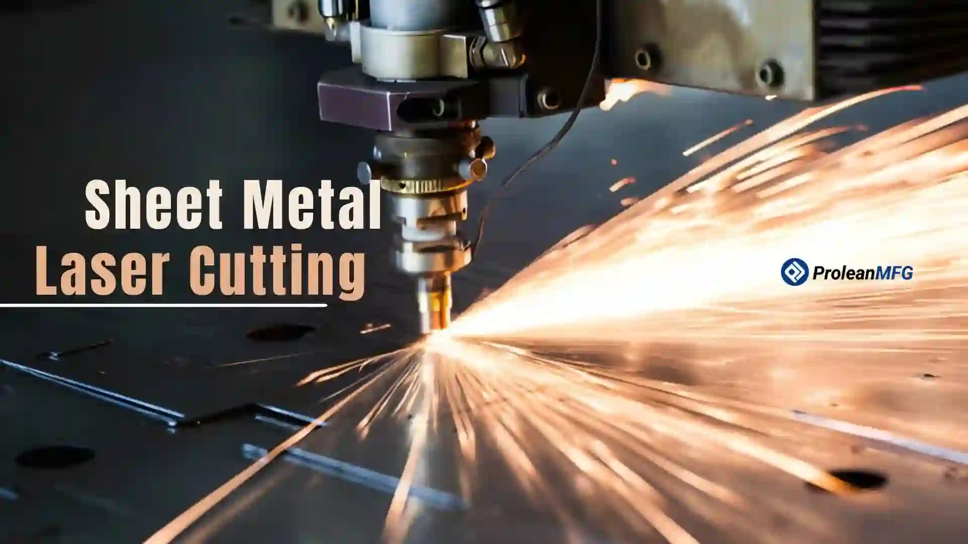 The image showing laser cutting, machining, carving, and sheet metal, with the blog topic overlaid