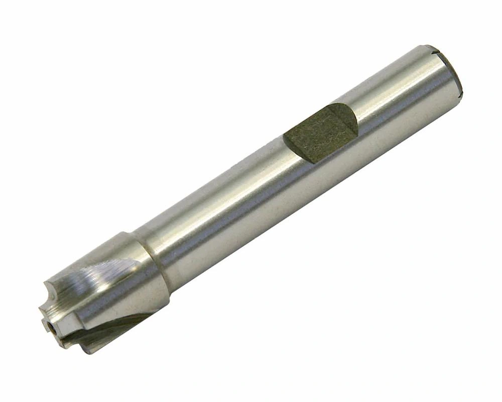An illustration of a corner radius end mill
