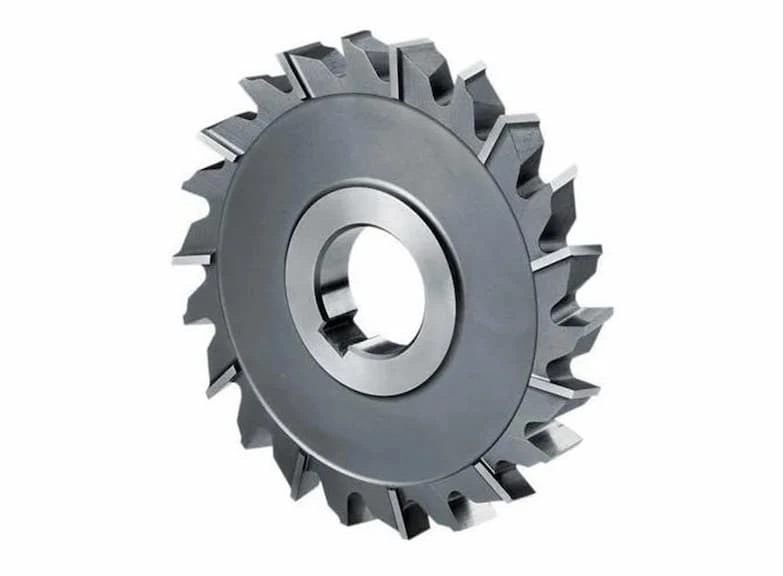 An illustration of a side-and-face cutter for CNC milling
