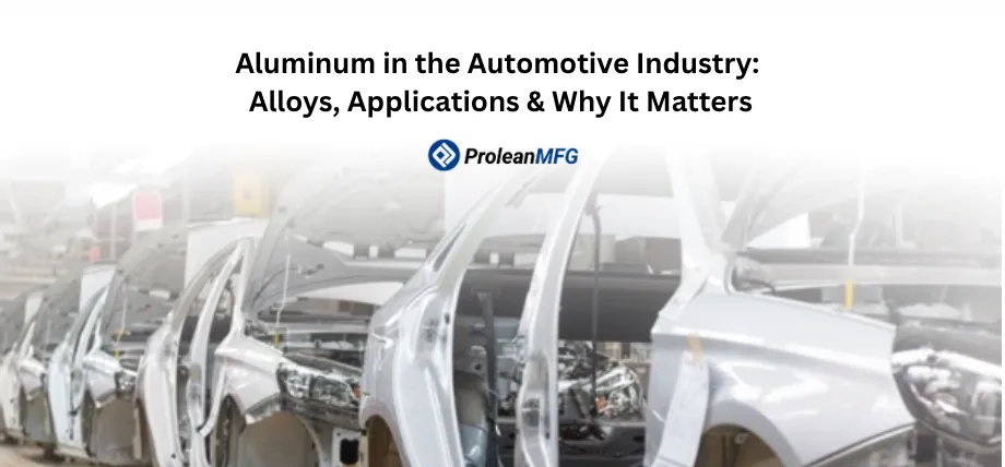 A line of aluminum car frames in a car assembly plant