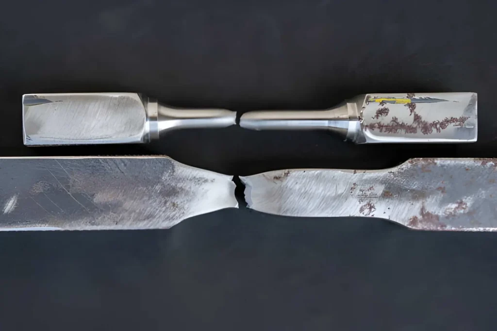 Tensile test is used to determine the strength of a metal or alloy by means of a short-time pull at a constant rate.