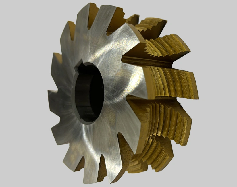 Thread milling form cutter with multiple thread-profile teeth on a disc-shaped body.