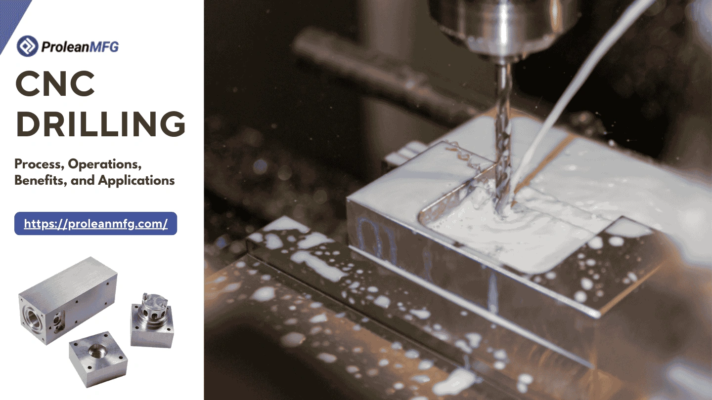 Blog’s feature image showing the CNC drilling process and title text