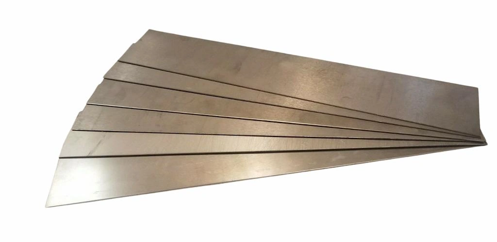 An illustration of German silver sheets