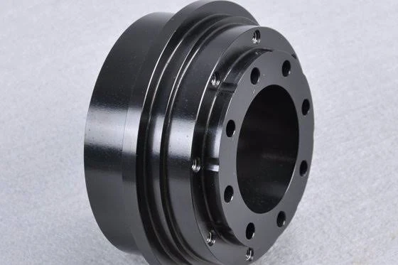 Black oxide coated machined component