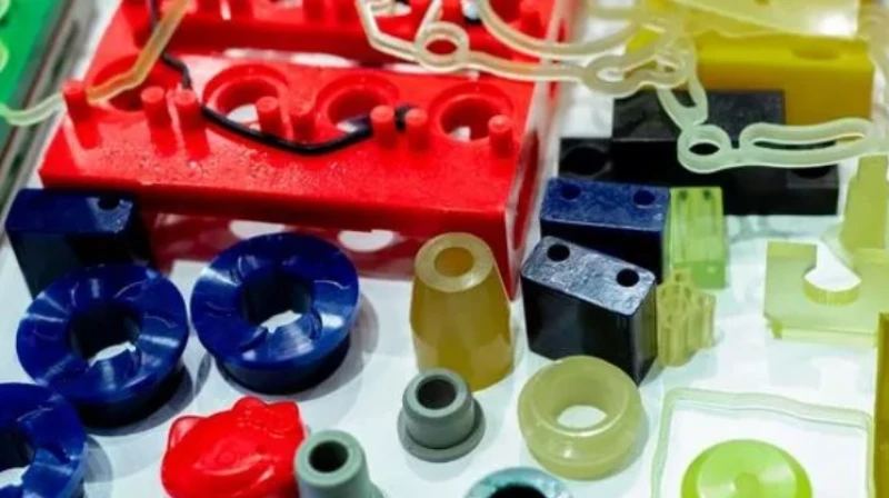 Colorful impact-resistant ABS plastic components in various shapes 