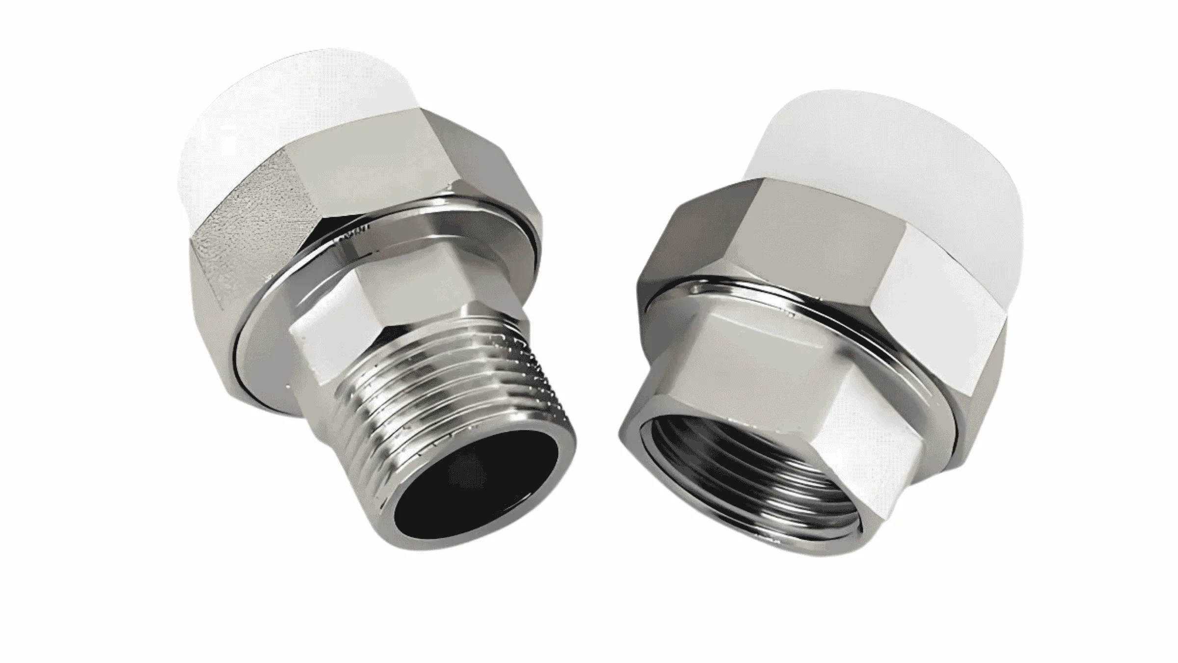 Passivated stainless steel finished parts