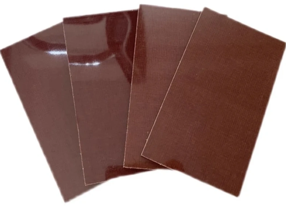 anned stack of brown phenolic cotton fabric laminate sheets